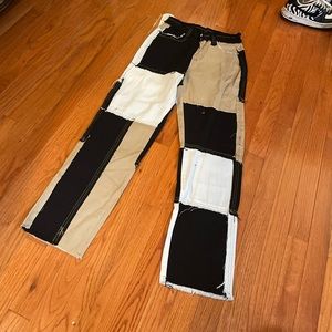 Unique PATCHWORK PANTS💛